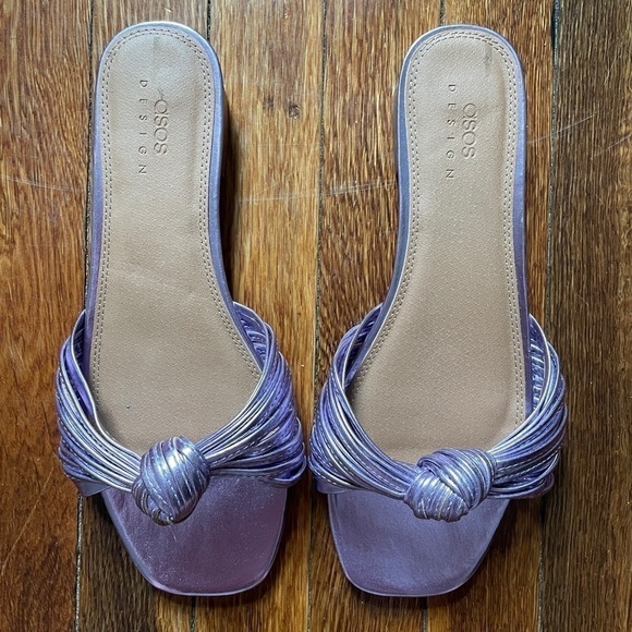 ASOS Wide Fit Freddie Knotted Mule - Picture 3 of 4